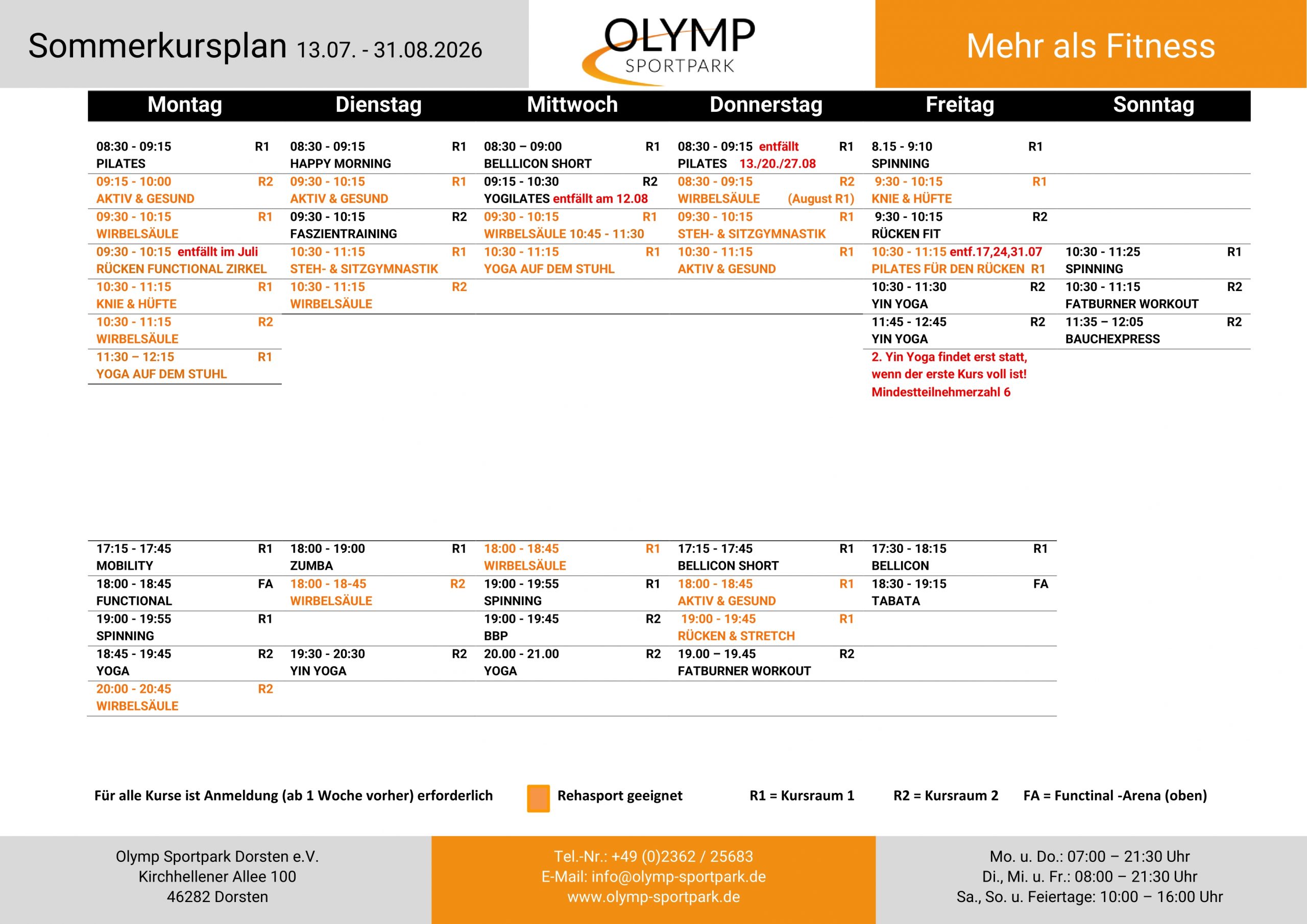 Sommerkursplan 2026-1